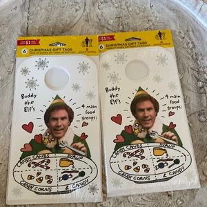 12 American Greetings Christmas Buddy the ELF movie Christmas theme gift tags